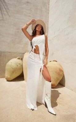 Jupe Longue Froncée Blanche 7 Jupe Longue Froncée Blanche -Logic || Zero Soldes Magasin a190847359e7be414cafe868b7f8f2695d7b2fed CNE2422 3