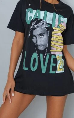 Bravado T-shirt Noir Imprimé Tupac Cali Love -Logic || Zero Soldes Magasin a2fdbf230a0f04d1064d6888614eb9ada90df336 cmy1729 4