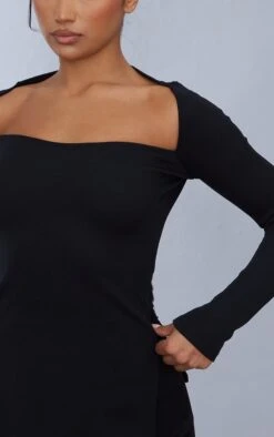 Top Noir Finement Côtelé à Manches Longues -Logic || Zero Soldes Magasin a5dd2b0485d6b7f83ec0e7f771fcd7ed212750d3 cnc7103 4