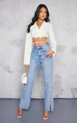 Chemise Crème à Liens Noués Autour De La Taille -Logic || Zero Soldes Magasin a7e290539c7837609be923be16e1abd3e69151e6 cne2797 3