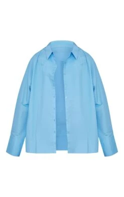 Chemise Oversize En Popeline Bleuet à Manchettes -Logic || Zero Soldes Magasin ada09302bfc564670a9ad6e0a46a036b66ba9af2 cmt9902 5