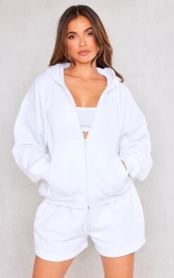 Hoodie Zippé Oversize Blanc -Logic || Zero Soldes Magasin ae8f0ca1490b6c28260b944412c572a83186fa3b cne4431 4