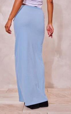 Logic Jupe Longue Côtelée Crêpée Bleue à Taille Incurvée -Logic || Zero Soldes Magasin b0617b73c660c003455f0a47df4c79740fb37097 cne3928 3