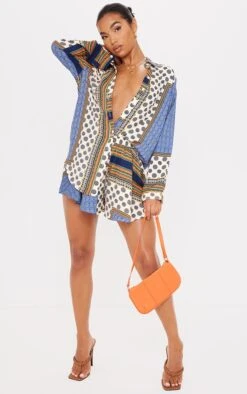 Chemise Oversize Multicolore Imprimé Chaîne à Manches Longues -Logic || Zero Soldes Magasin b485fa4350bc5f55b66b49acb7206b707e600940 cmu0750 3