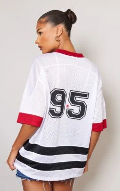 T-shirt En Mesh Blanc Imprimé "California" à Manches Courtes -Logic || Zero Soldes Magasin bbcb0eb1babd79eb583c8e9fa83c8f2c6d874b34 cne2042 2