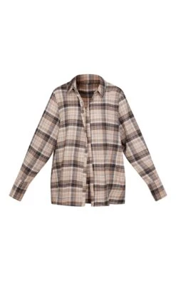 Chemise Oversize Beige à Carreaux En Flanelle -Logic || Zero Soldes Magasin c0abb1a61d4602e44b5ab12bee0b3396ddd5a152 cmt6649 5