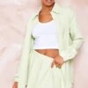 Chemise Manches Longues Vert Pastel Oversize -Logic || Zero Soldes Magasin c24d1db9eee3e21addc28236e4a33dc1ecfdebb9 cne8832 1