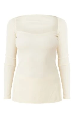 Top Beige Finement Côtelé à Manches Longues -Logic || Zero Soldes Magasin c3355d6bde39f3ad3e30811fd82fb56431ec0780 cnc7104 5