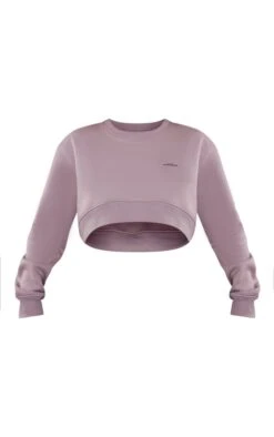 PRETTYLITTLETHING Sweat Court Côtelé Taupe Foncé Délavé 11 PRETTYLITTLETHING Sweat Court Côtelé Taupe Foncé Délavé -Logic || Zero Soldes Magasin c4abeb82a5bae62b012ac313647e7324386d34bf cnc9094 5