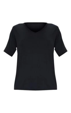Tee-shirt Basique Noir Col En V -Logic || Zero Soldes Magasin c8110e390dad7366fbac83da7a1101c34c73de6b clr2483 3