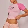 T-shirt Rose Imprimé Intergalactic à Manches Contrastantes -Logic || Zero Soldes Magasin c8ce7f5250d3d1dc4aced385b14906c7927497d0 cne3408 1