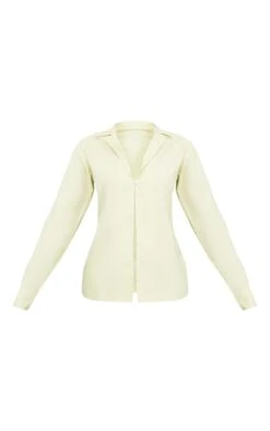 Chemise Ajustée Verte Effet Lin -Logic || Zero Soldes Magasin cb60457fc2121a288151a91316e24f55c063037e cnd2923 5