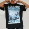 T-shirt Noir à Imprimé Atlanta Motorsport Worldwide -Logic || Zero Soldes Magasin cb71bce70c350c31609bc2cb8eef2fce4ba716ae CMP1621 1