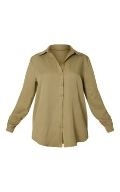 Chemise Manches Longues Kaki Oversize -Logic || Zero Soldes Magasin cf00af959f9af35f349029da4ea9ceba2ed02eed cna7015 5