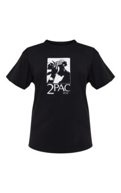 Bravado T-shirt Noir Imprimé 2Pac Devant & Derrière -Logic || Zero Soldes Magasin d4e3d79567d8f710edee608f07c0ed1e6ec0f4af cne1972 5