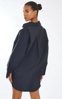 Chemise Style Parachute Oversize Noire à Manches Longues -Logic || Zero Soldes Magasin d5189455aee43c24a604a2a996d2345804186949 cnb4022 2