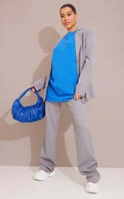 T-shirt Oversize En Coton Biologique Bleu Cobalt -Logic || Zero Soldes Magasin d5f3410821ea242897c646b05af560ca9e398385 cms8134 3