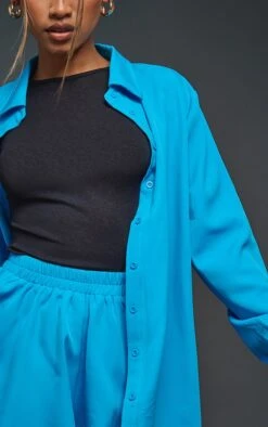 Chemise Manches Longues Bleu Vif Oversize -Logic || Zero Soldes Magasin d618c473661ca305d2fa2b01191912f18fbd67b2 cna7016 4