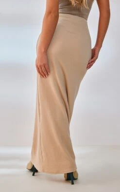 Logic Jupe Longue Côtelée Crêpée Gris Pierre à Taille Incurvée -Logic || Zero Soldes Magasin d64d967a5feef9bc92028dd21b43b99202b43dad cnd3705 3