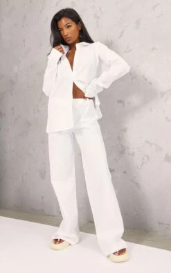 Chemise Oversize En Effet Lin Blanc à Boutons -Logic || Zero Soldes Magasin da2b1e78f3c30ef4b79ac3e02c087a23b64c72e4 cnd9481 3