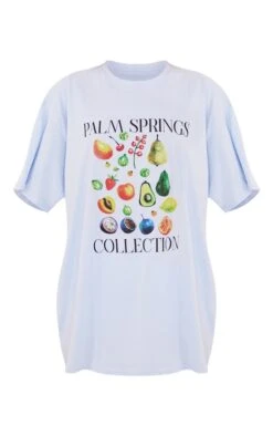 T-shirt Bleu Ciel à Imprimé Palm Springs Fruit -Logic || Zero Soldes Magasin dcd0b26dabf6f8bb727401a9b1eeb7b4e17b5532 cnf0927 5