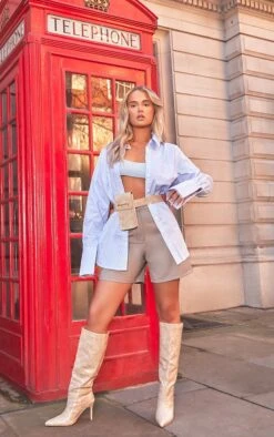 Chemise Oversize Bleu Clair à Rayures -Logic || Zero Soldes Magasin dd0dfb6e38b2dbbdb8dbfff96dc4f17ea0279616 CMW1212 3