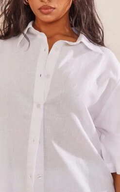 Chemise Oversize En Effet Lin Blanc à Manches Courtes -Logic || Zero Soldes Magasin dd7d790c484b697198ca7cccd2418e8082e53996 cnd6045 4