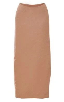 Logic Jupe Longue Côtelée Crêpée Taupe à Taille Incurvée -Logic || Zero Soldes Magasin dde8a7e49d96b22ff574a60c17e51e3364bcb491 cne3929 5