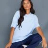 T-shirt Oversize En Coton Biologique Bleu Ciel -Logic || Zero Soldes Magasin e12fd9ca91f3d9d26d2ab70ef3348008b8be4372 cms8129 1