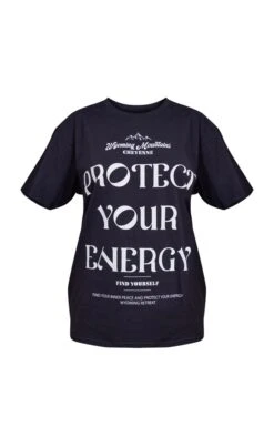 T-shirt Noir Imprimé Protect Your Energy -Logic || Zero Soldes Magasin e6f3b8a530002226c83016abdb551c87e81e8fe1 cnc9179 5