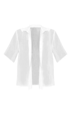 Chemise Oversize Crêpée Blanche à Manches Courtes -Logic || Zero Soldes Magasin e8c193c1970c44d33ac62f893b626ecd3fba20d1 cnd8479 5
