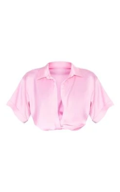 Chemise Rose Bonbon Satinée Torsadée Devant -Logic || Zero Soldes Magasin eb1a67c6cba0208973db6bd65a42788e55d56760 cne2840 5