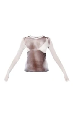 Top Long Imprimé Nu Blanc à Manches Longues -Logic || Zero Soldes Magasin f226ab2ef3d8f873213bd071b671c06d879ca7a2 cne1977 5