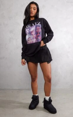 T-shirt Manches Longues à Imprimé Bratz Noir -Logic || Zero Soldes Magasin f2afff434d0acbb55bb578b9b58c3030c428de59 cnc5505 3