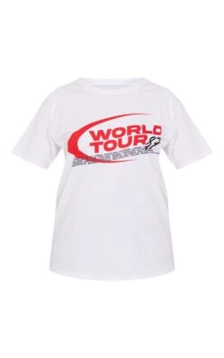 T-shirt Blanc Imprimé World Tour 87 -Logic || Zero Soldes Magasin f3a9906aa28ee143e19c6a3a3a4fda4585664e14 cne9085 5