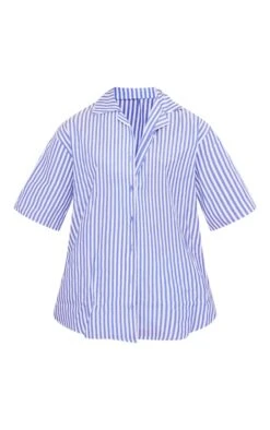 Chemise Bleue à Rayures Et Manches Courtes -Logic || Zero Soldes Magasin fa44b6840eb49987c0c6100f9663991a7a8dff4f cnd2945 5