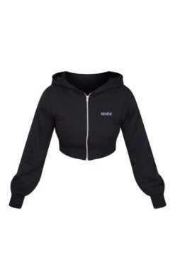 Zero Renew Hoodie Court Noir à Zip Et Détail Buste -Logic || Zero Soldes Magasin fa6376051b249af9c75f5b5ec74d766272c73eaa cnc1164 5