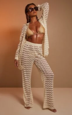 Chemise De Plage Oversize Crème Texturée -Logic || Zero Soldes Magasin fa7cf39f5467348027adb813299680a650c5fe55 cnb5704 3